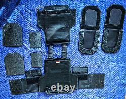 Tactical Vest / Carrier + Bulletproof Plates USA Made 20 Year Warranty