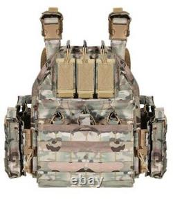 Tactical Vest Curved Level 3 Plaques À Balles Avec Plaques Latérales