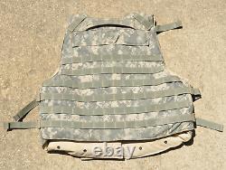 Usgi Army Acu / Ucp Digital Body Armor Vest Complete Avec Des Inserts Kevlar Soft