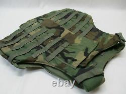 Woodland Camouflage Body Armor Plate Transporter Bdu Made Withkevlar Inserts Med Vest