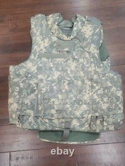 (nouveau) Army Acu Digital Corps Armor Plate Transporteur Made Withkevlar Inserts Large